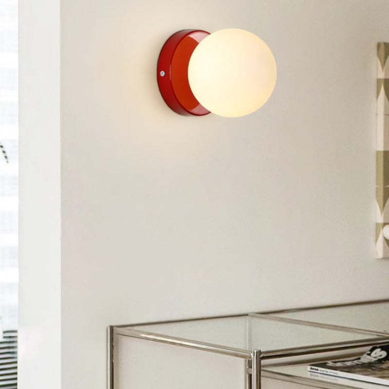 Lampă de perete Velior, Glob Rotund Modern