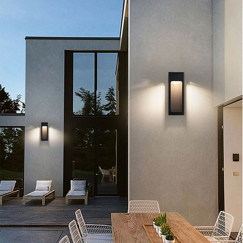 Lampă de perete exterioară Teniq modernă, impermeabilă, minimalistă, geometrică