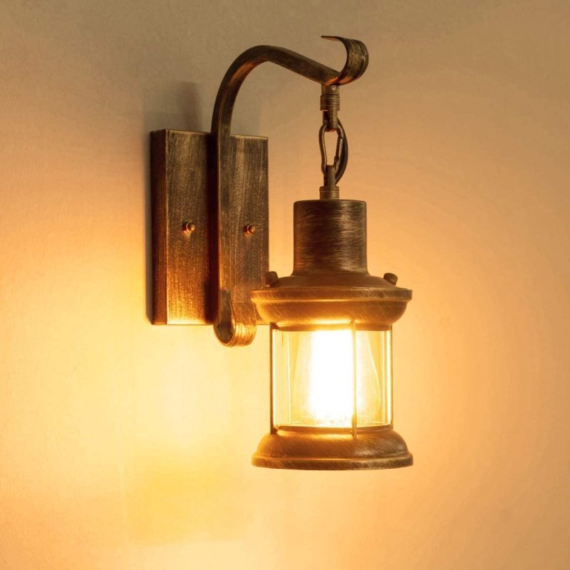 Lampă de perete Caldena stil industrial retro de interior
