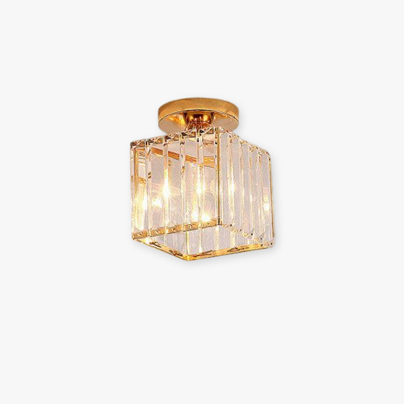 Plafonieră Cerin Modernă cu Cristal, 3 Culori