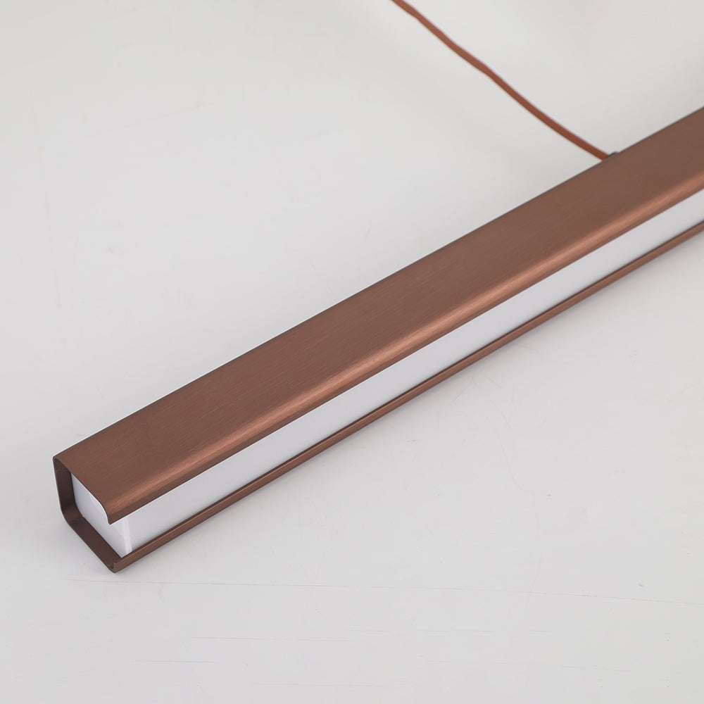 Lerin Suspensie LED Liniară Modernă Negru/Maro