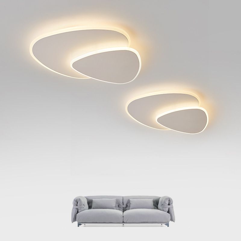 Plafonieră LED Geometrică Albă Corvian