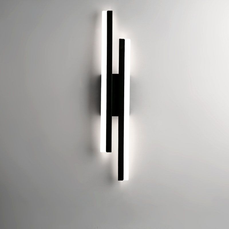 Lampă de perete Marien Minimalistă Geometrică Negru/Alb