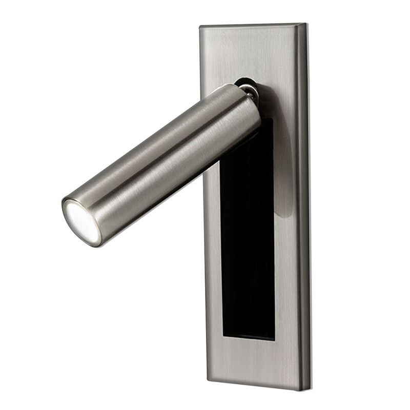 Aplică de perete Noriel Modernă Rotativă Cilindrică pentru Noptieră