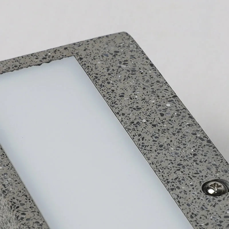 Lampă de perete LED de exterior Davel, Negru și Alb
