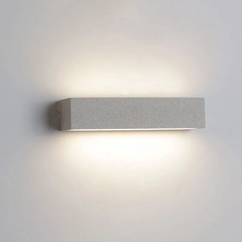 Lampă de perete LED de exterior Davel, Negru și Alb