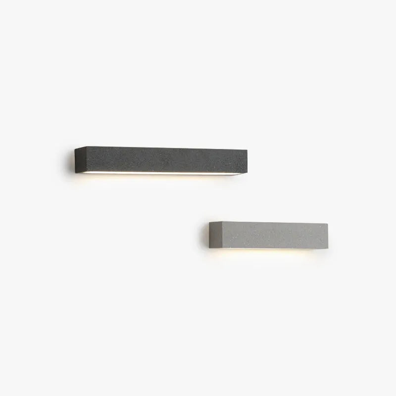 Lampă de perete LED de exterior Davel, Negru și Alb