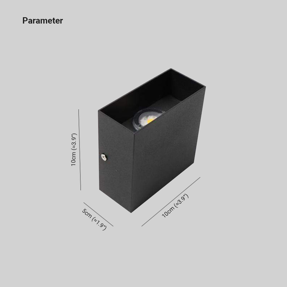 Eronil Lampă de perete LED pătrată modernă reglabilă pentru exterior