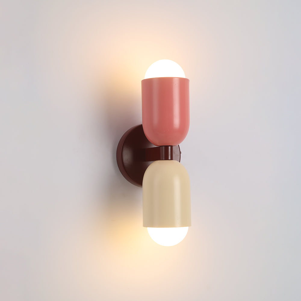 Lampă de perete Surix colorată cu două capete