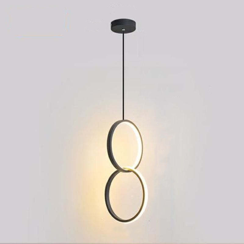 Kori Lampă Suspendată LED Modernă Negru/Alb Living
