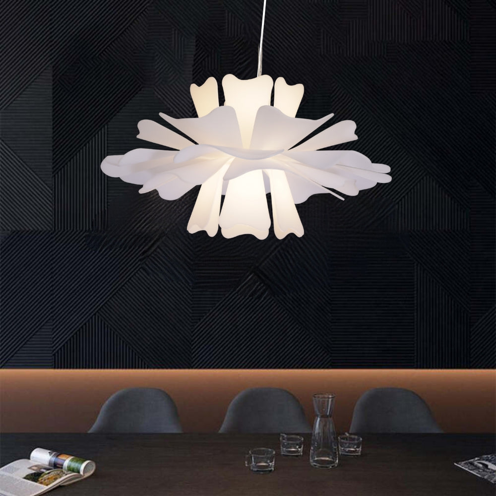 Eldor Lampă Suspendată Elegantă Floare Albă