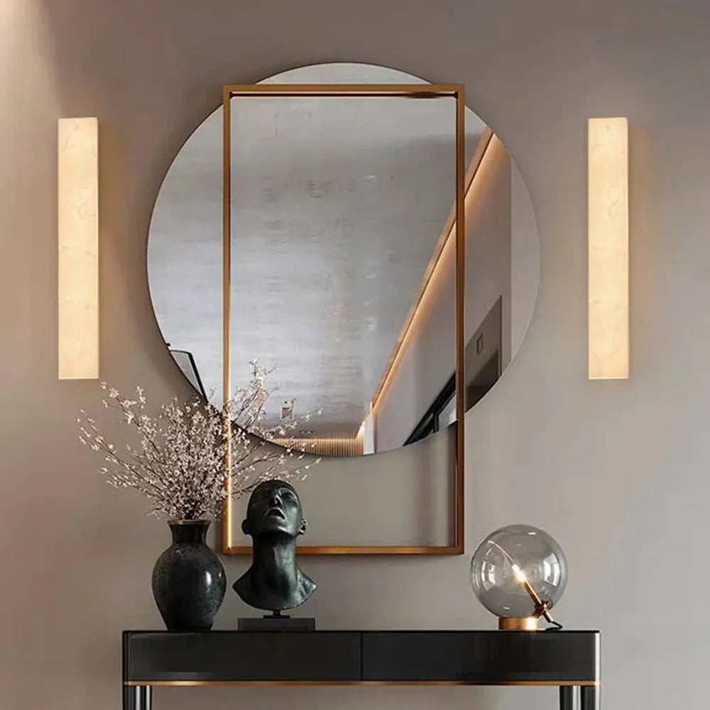 Lampă de perete Marvex, modernă, dreptunghiulară, de exterior, albă