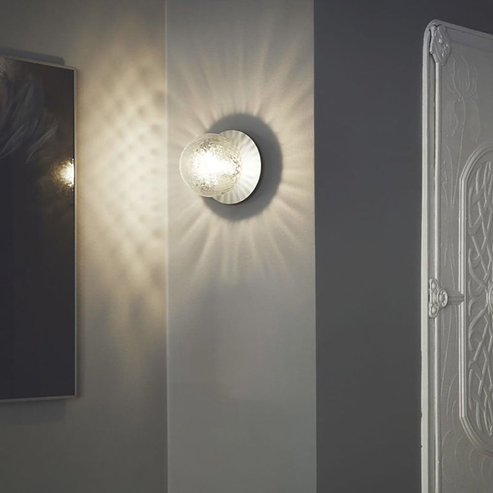 Lampă de perete Arvion Sferă de sticlă Chic