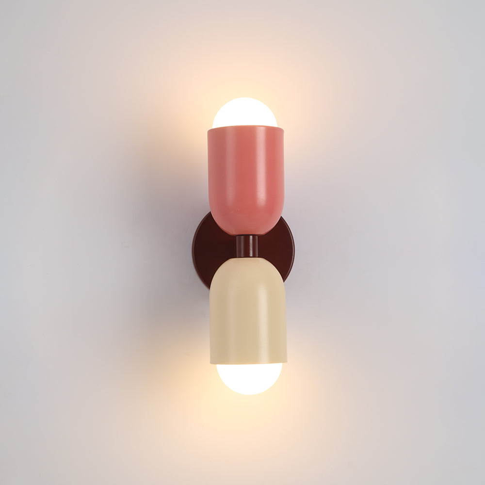 Lampă de perete Surix colorată cu două capete