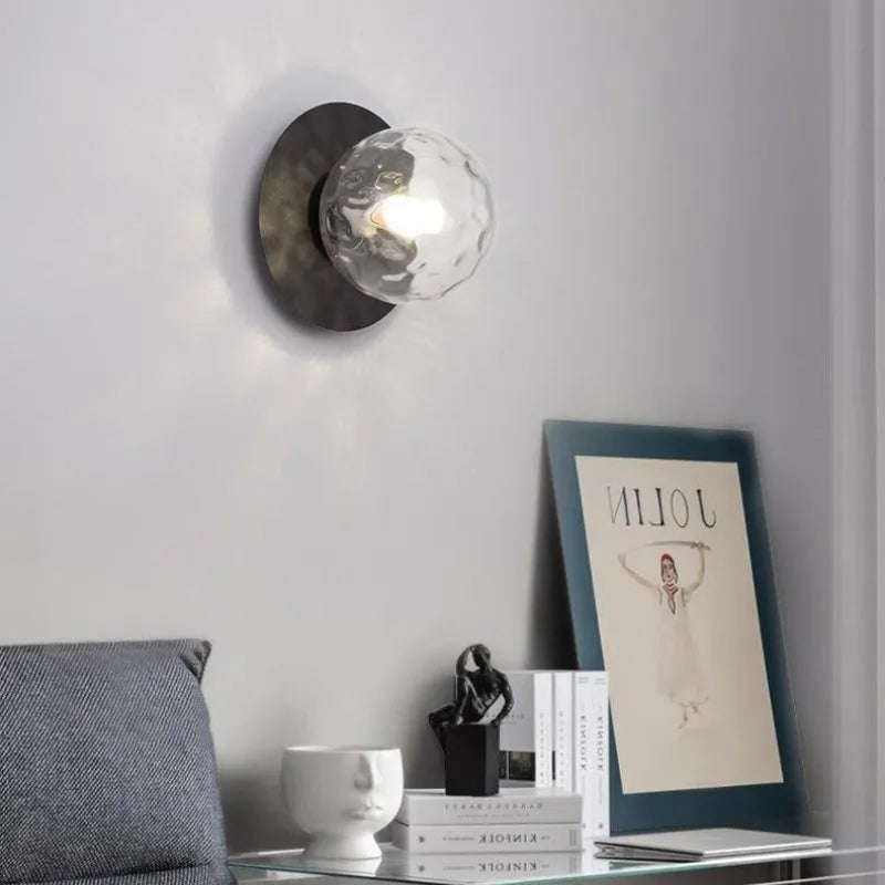 Lampă de perete Arvion Sferă de sticlă Chic