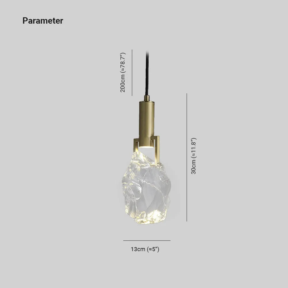 Pendul Elquin Cristal Formă Cilindrică