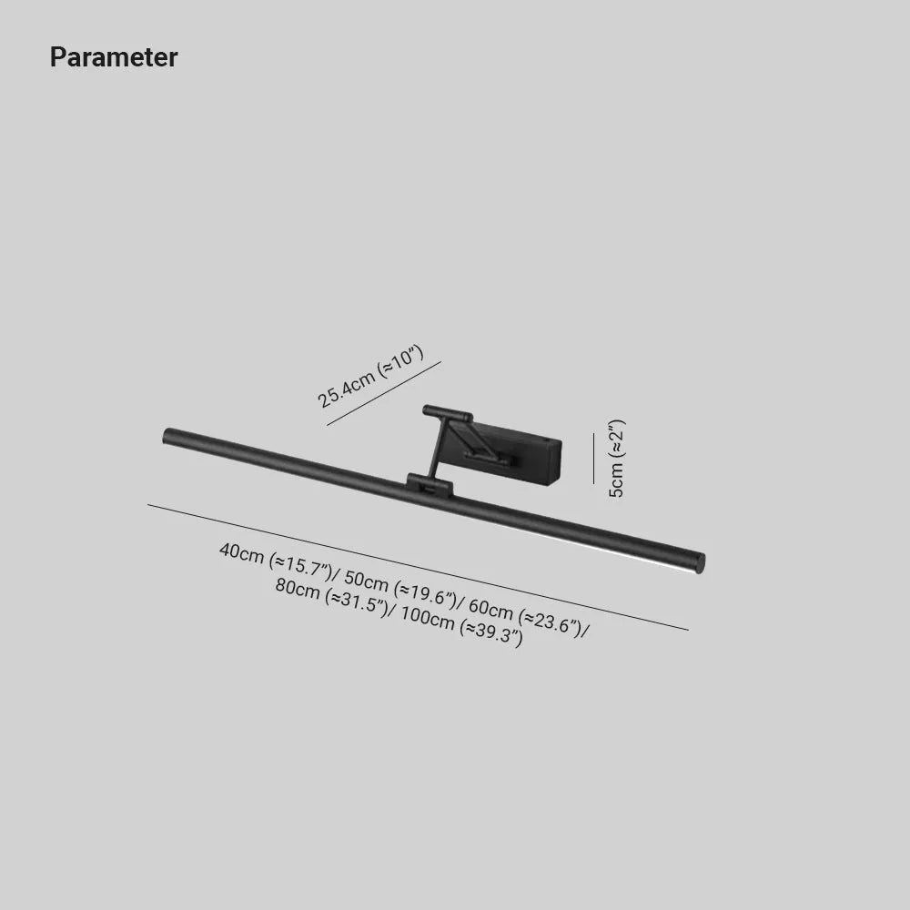 Lampă de perete LED modernă liniară pentru oglindă de baie Norexil