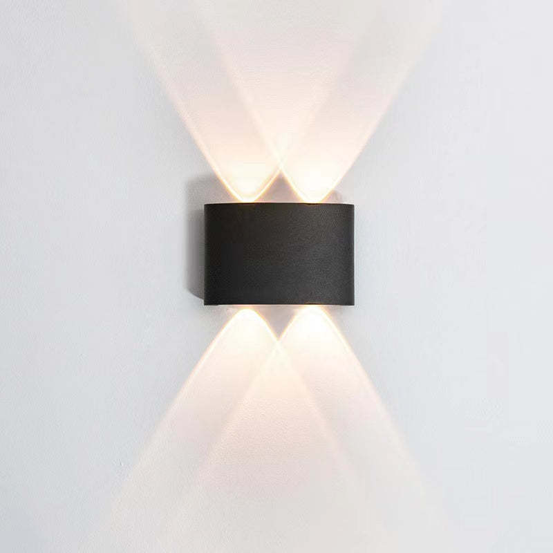 Lampă de perete Nirex Modernă Rectangulară de Exterior cu Design Undă de Apă