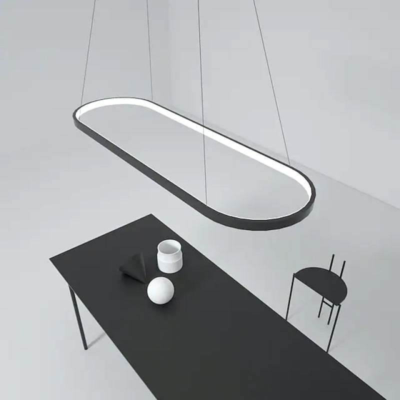 Avenor Lampă Suspendată Ovală Minimalistă de Interior