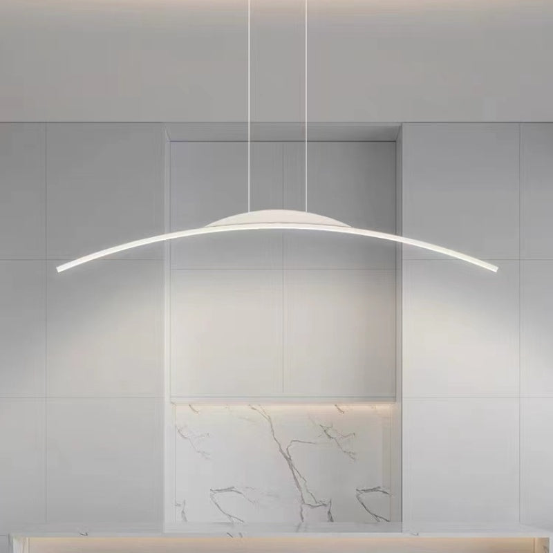 Lampă suspendată liniară minimalistă Xeli cu telecomandă