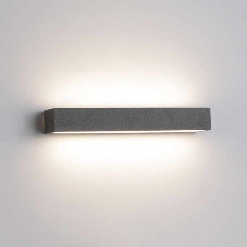 Lampă de perete LED de exterior Davel, Negru și Alb