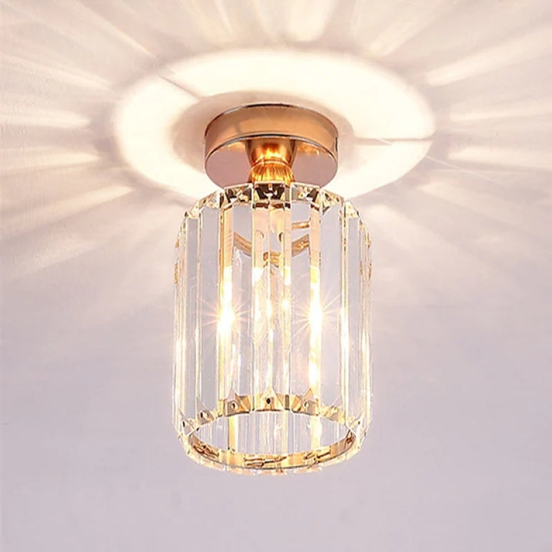 Plafonieră Cerin Modernă cu Cristal, 3 Culori