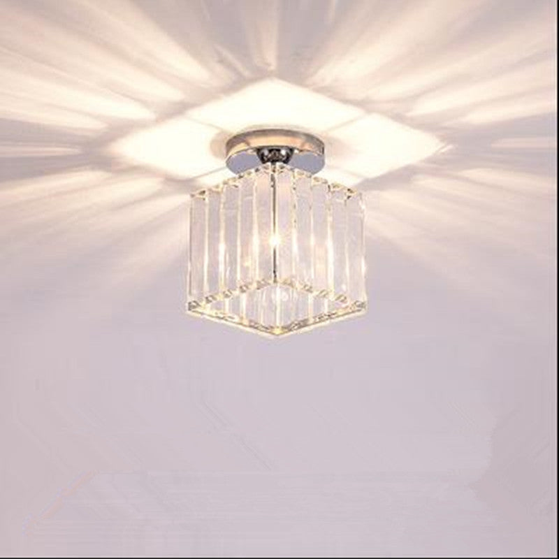 Plafonieră Cerin Modernă cu Cristal, 3 Culori