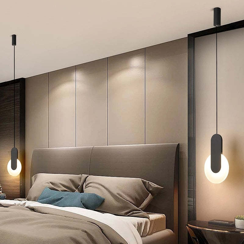 Kori Lampă Suspendată LED Modernă Negru/Alb Living