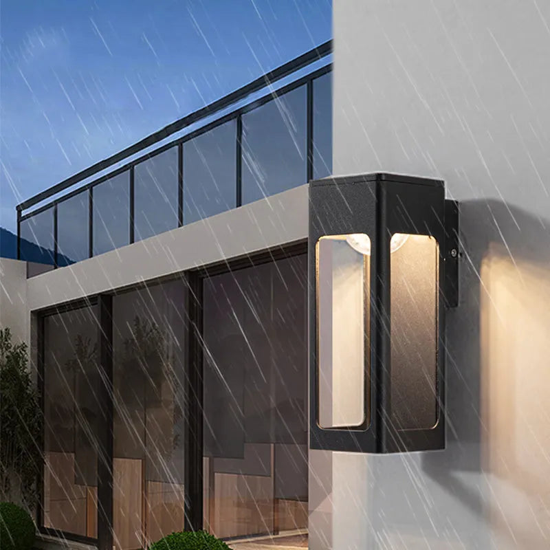 Lampă de perete exterioară Teniq modernă, impermeabilă, minimalistă, geometrică