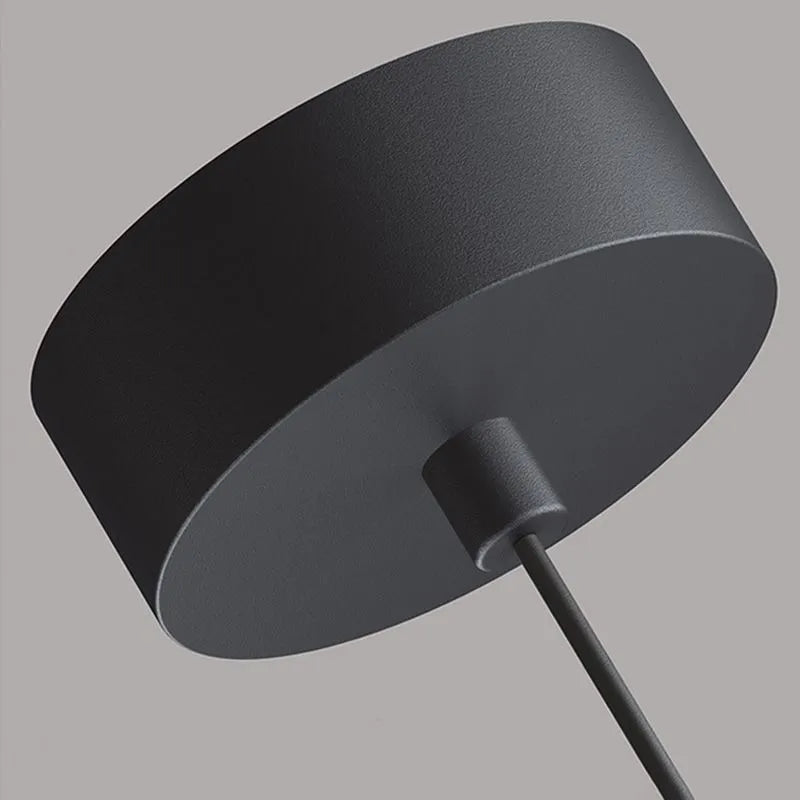 Lampă suspendată Selvor Minimalistă Liniară Neagră