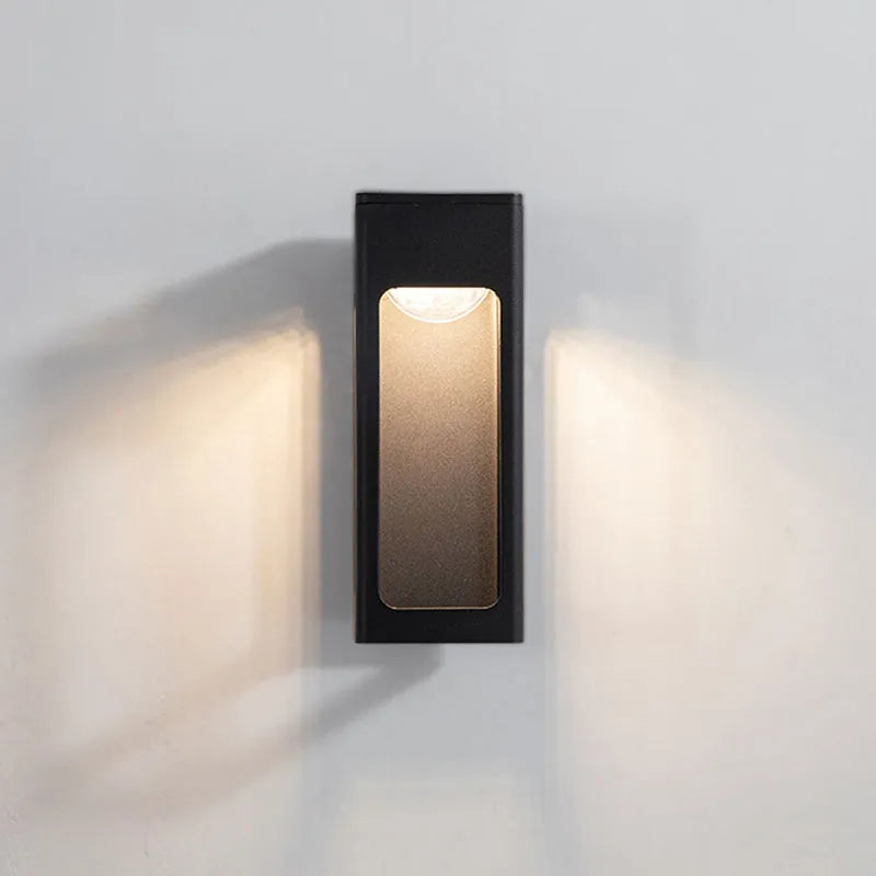 Lampă de perete exterioară Teniq modernă, impermeabilă, minimalistă, geometrică