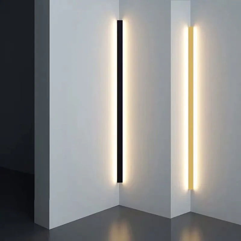 Arveno Lampă de perete Minimalistă Liniară Auriu/Negru/Alb