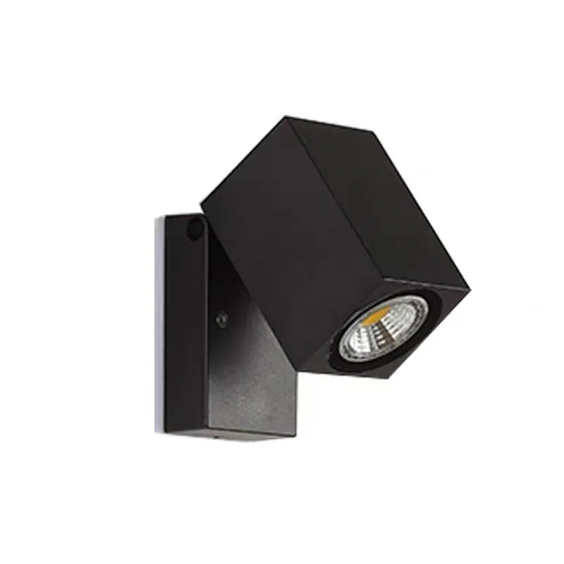 Lampă de perete Lyris Spot rotativ modern de exterior Negru