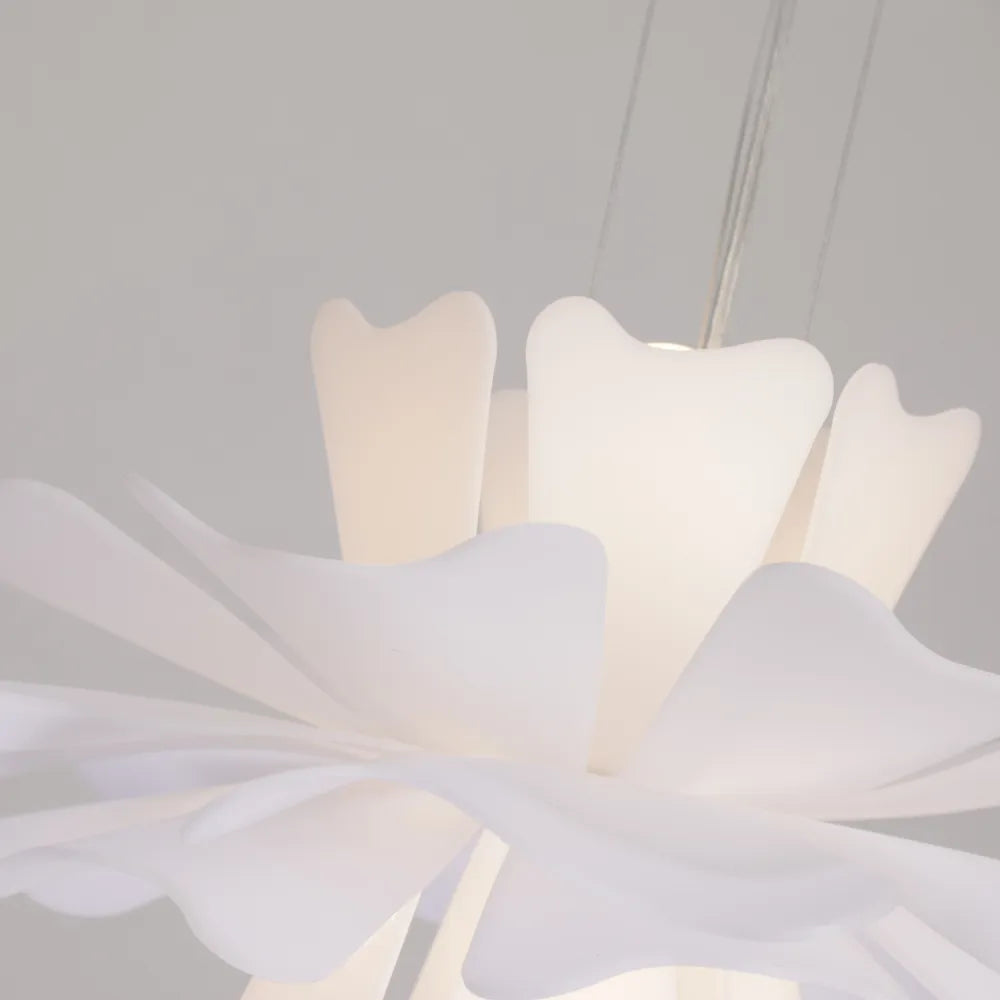 Eldor Lampă Suspendată Elegantă Floare Albă