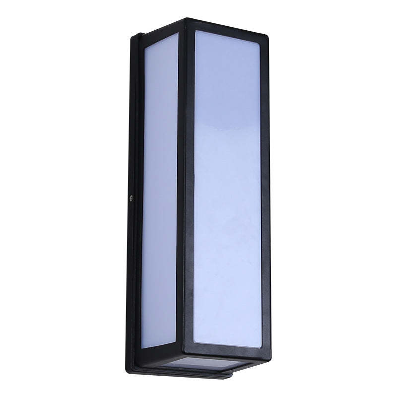 Lampă de perete Noven Modernă Impermeabilă cu Design în Cruce pentru Exterior Neagră