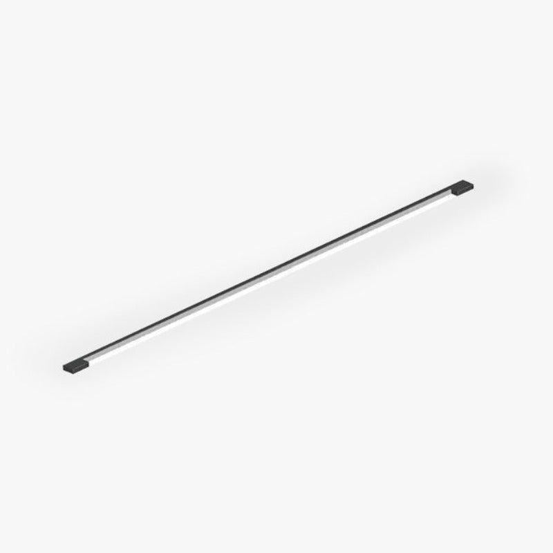 Lampă de perete LED Evoa modernă, subțire, liniară, neagră