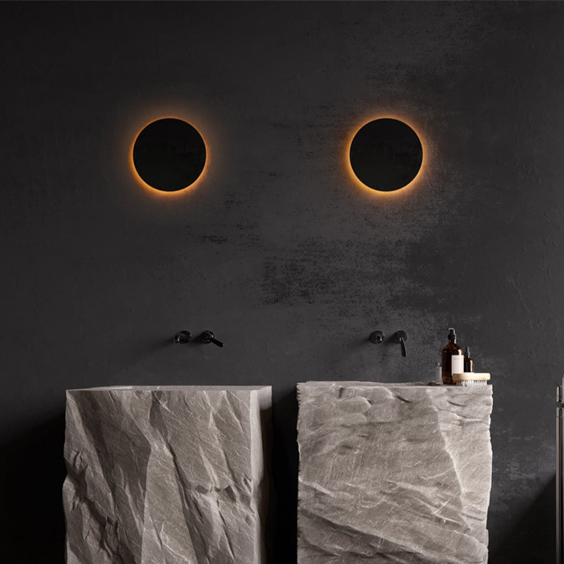 Lampă de Perete Exterior LED Dori Minimalistă, Rotundă/Pătrată, Negru/Alb