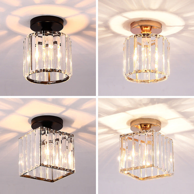 Plafonieră Cerin Modernă cu Cristal, 3 Culori