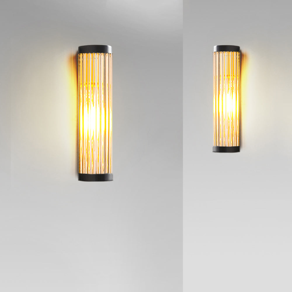 Lampă de perete de exterior Seluno, modernă, semi-cilindrică, neagră