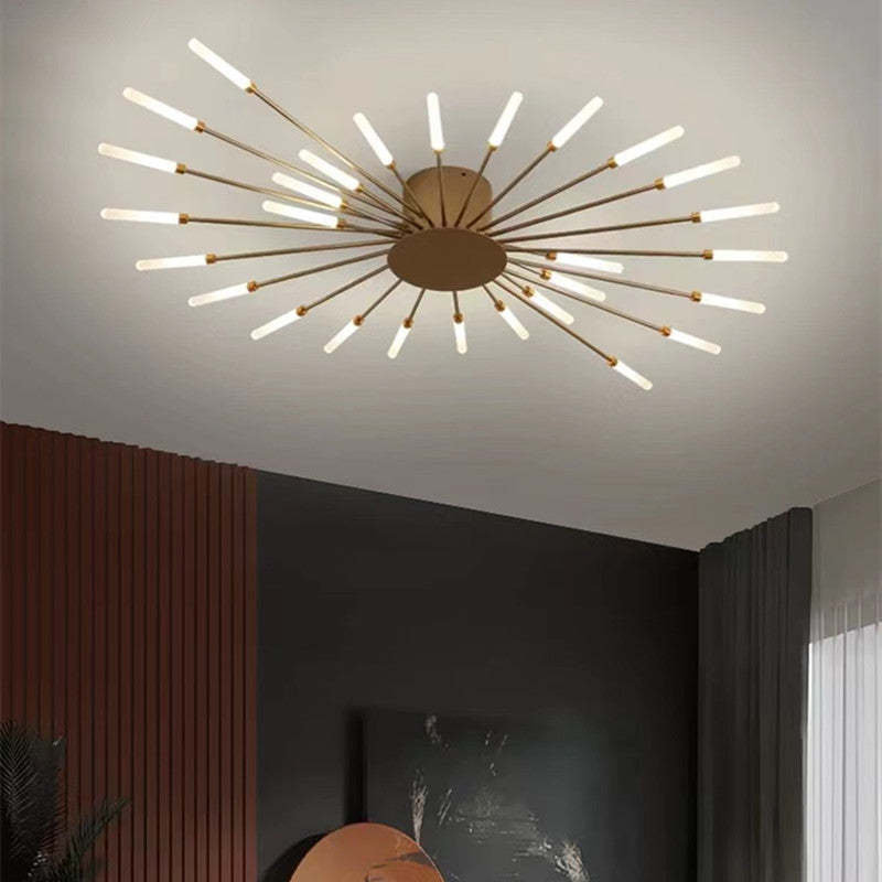 Plafonieră Kovon Artificii, Negru/Auriu