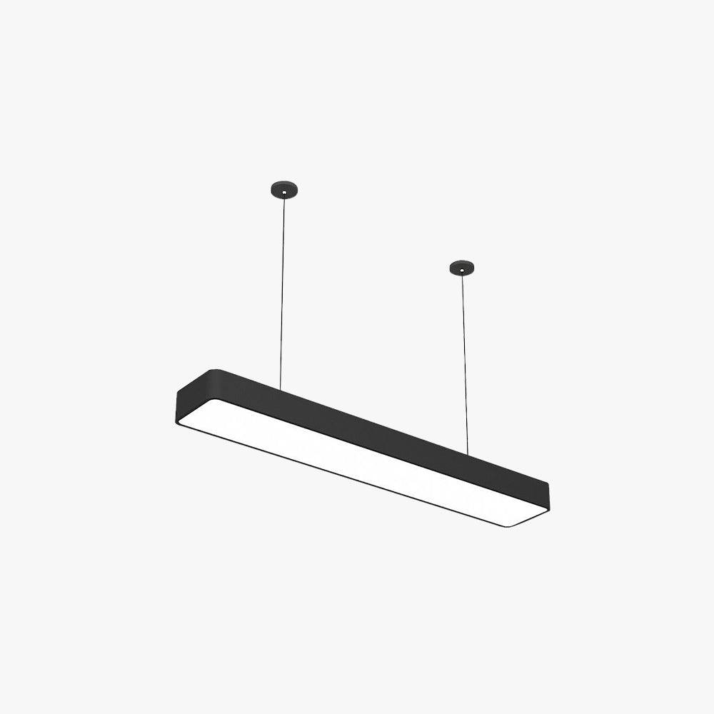 Pendul Soreva LED Minimalist Dreptunghiular Negru