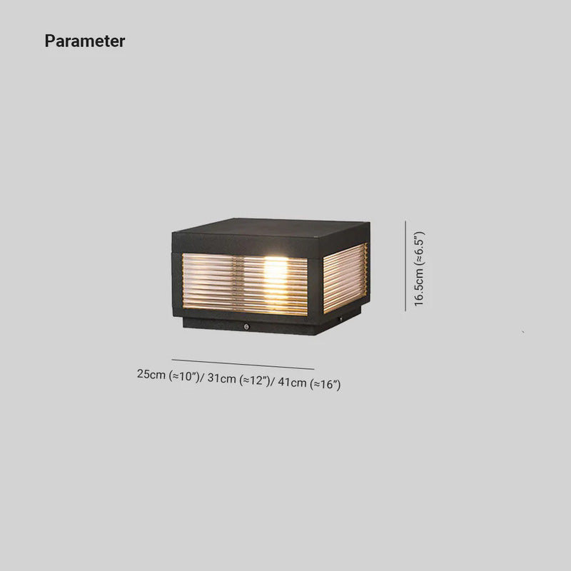 Stâlp de Iluminat Exterior Lenorae Vintage LED