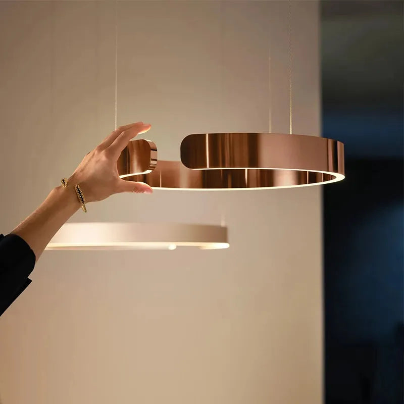 Lustră Suspendată Soriel Inel LED Minimalist de Lux