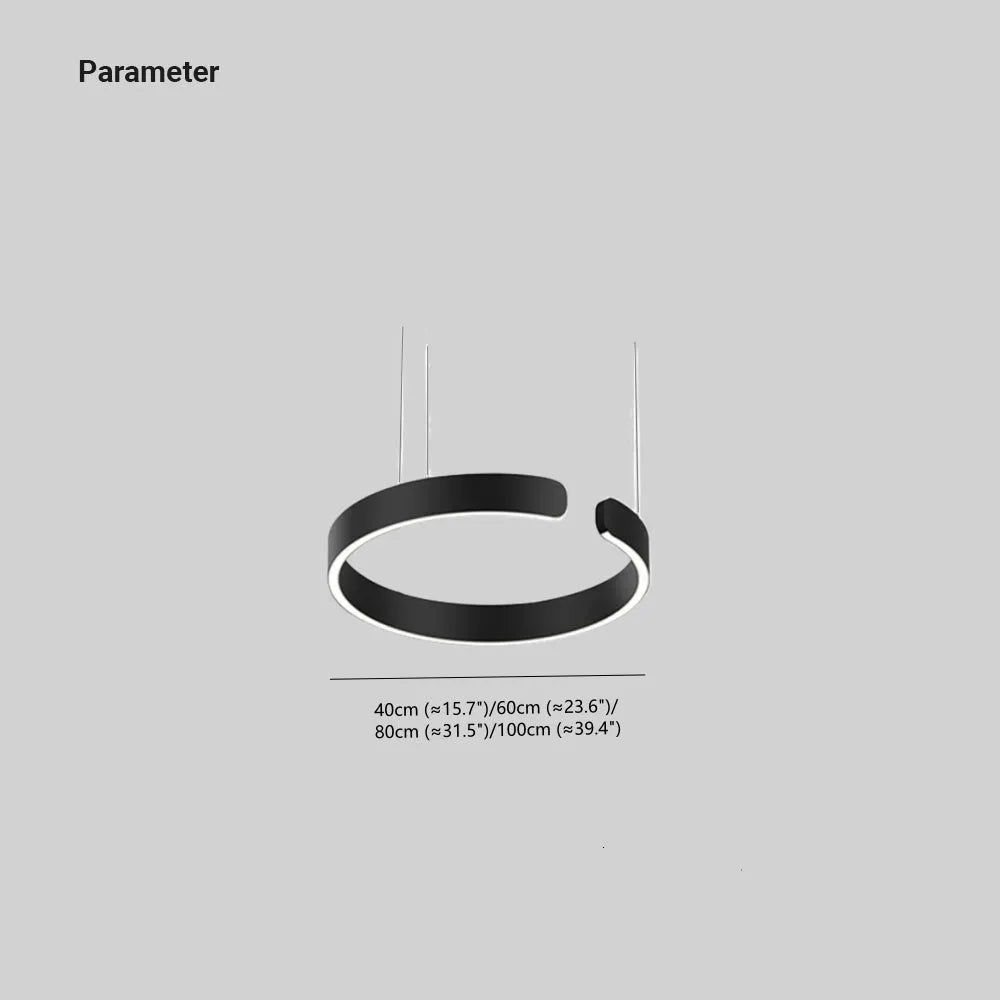 Lustră Suspendată Soriel Inel LED Minimalist de Lux