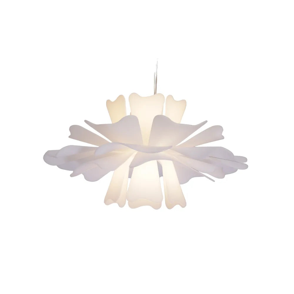 Eldor Lampă Suspendată Elegantă Floare Albă