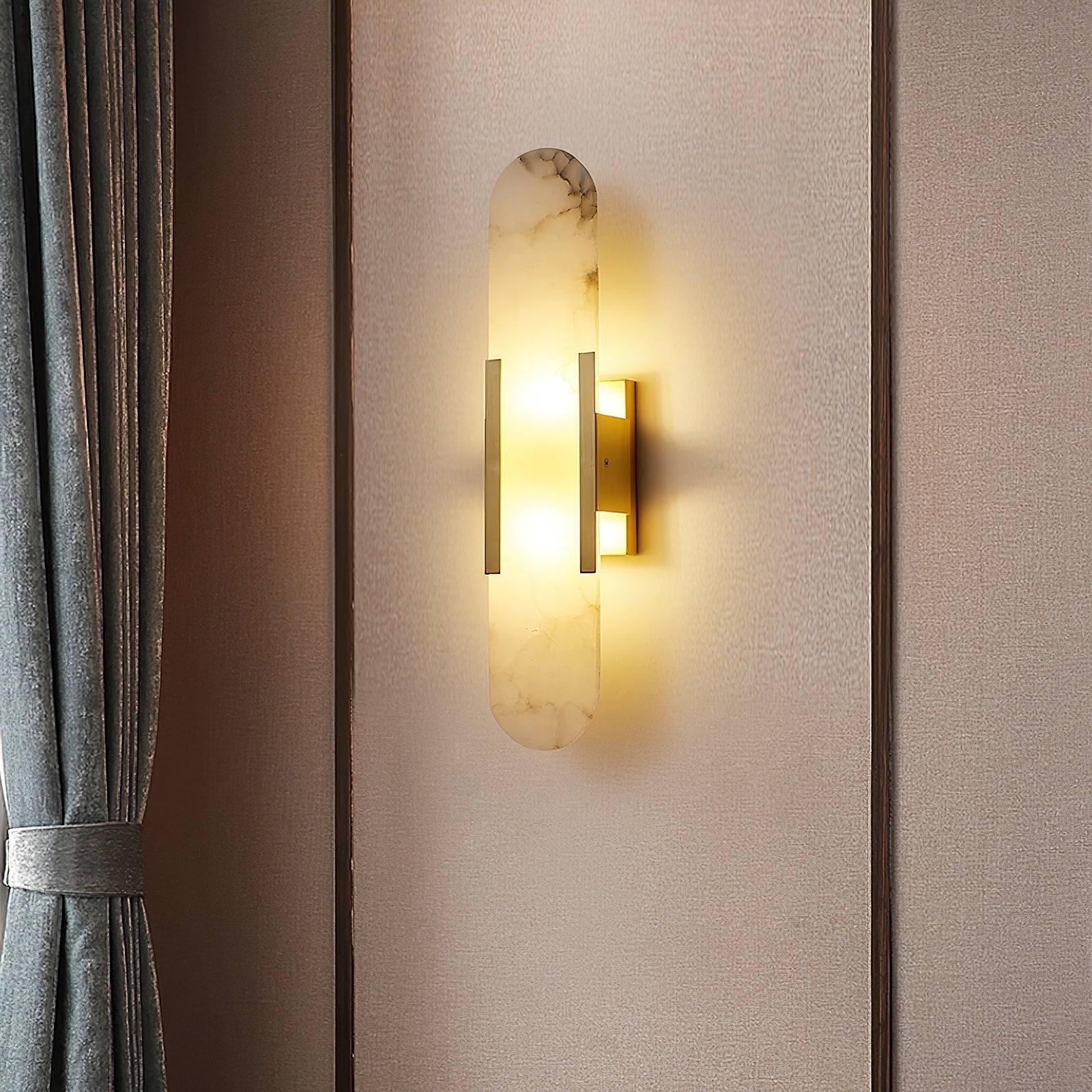 Lampă de perete Corenil Lux Alabastru