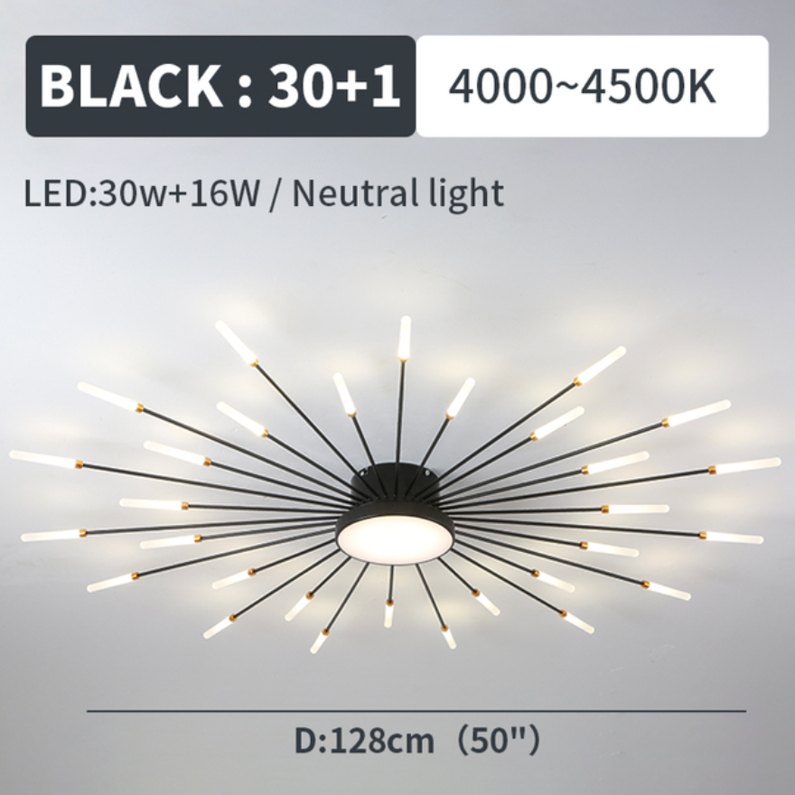 Plafonieră LED Vexor Modernă cu Efect de Artificii