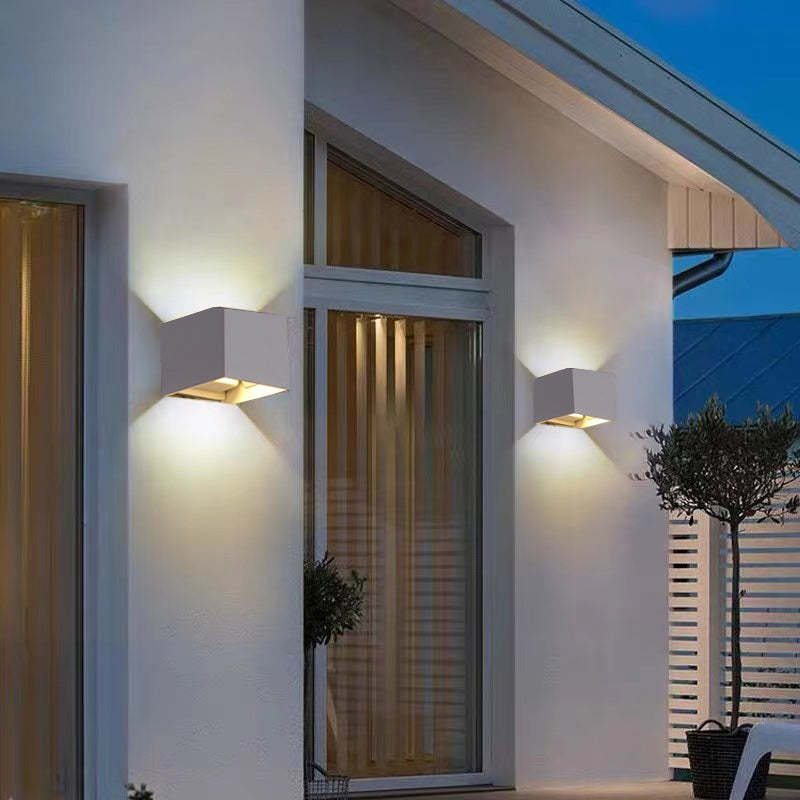 Eronil Lampă de perete LED pătrată modernă reglabilă pentru exterior