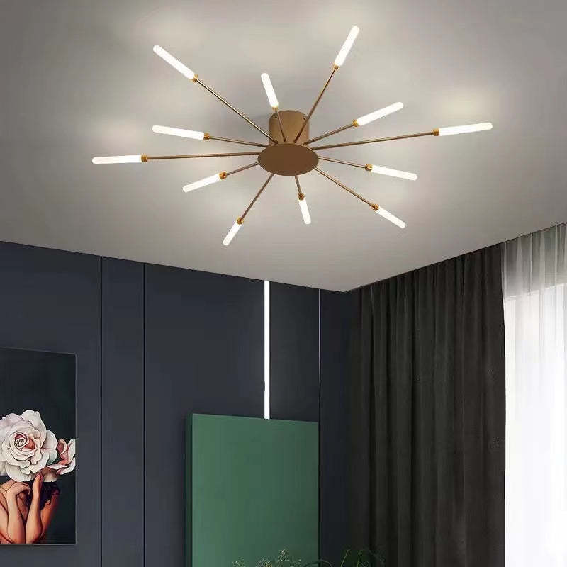 Plafonieră Kovon Artificii, Negru/Auriu