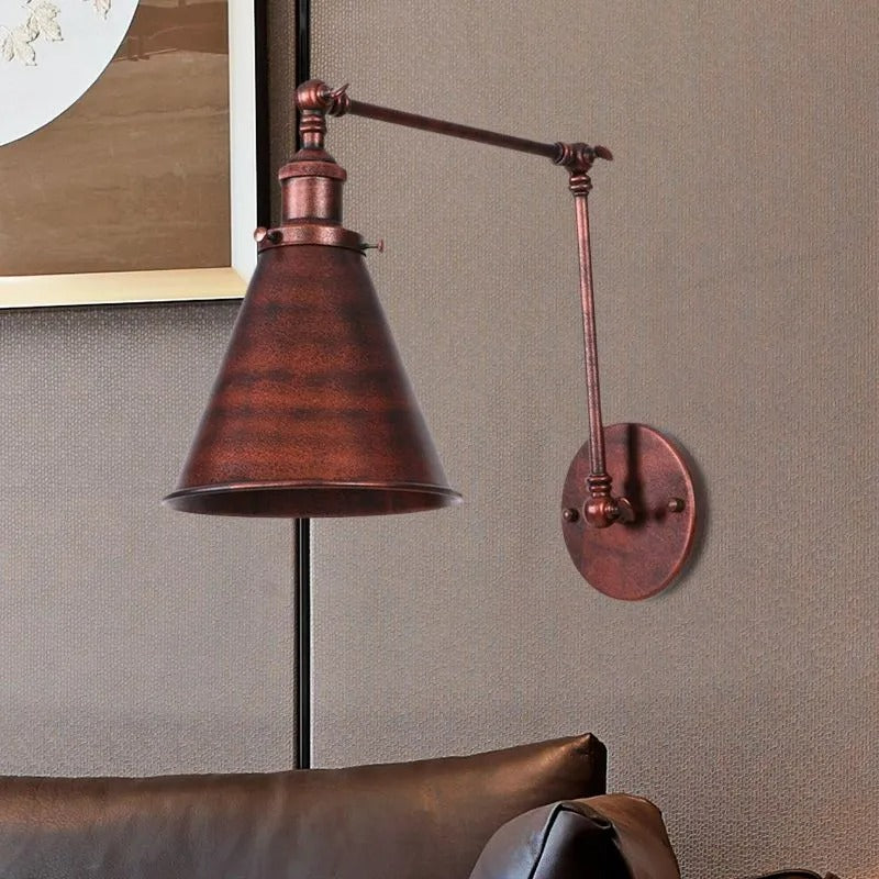 Lampă de perete Calven Vintage Reglabilă pentru Living